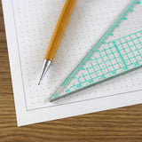 A5 Square Dotted Grid Paper 5mm 0.5cm, 100% Recycled, Plastic Free, 30 Sheets