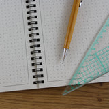 A4 Square Dotted Grid Paper 5mm 0.5cm, 100% Recycled Jotter Pad, 56 Pages