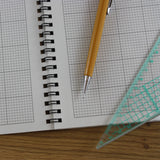 A4 Graph Paper 1/10 Inch 0.1" Squared, 100% Recycled Jotter Pad, 56 Pages