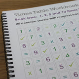 Times Table Workbook KS1 1, 2, 5 and 10 Tables Mix (Ages 4 to 7) Book 1