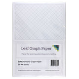 A4 Diamond Graph Paper 10mm 1cm - 30 Loose-Leaf Sheets