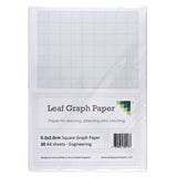 A4 Graph Paper 2mm 0.2mm Squared Engineering - 30 Loose-Leaf Sheets