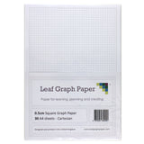 A4 Graph Paper 5mm 0.5cm Squared Cartesian - 30 Loose-Leaf Sheets