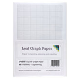 A4 Graph Paper 1/10 Inch 0.1" Squared Imperial - 30 Loose-Leaf Sheets