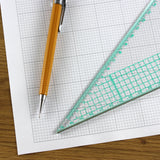 A4 Graph Paper 1/10 Inch 0.1" Squared Imperial - 30 Loose-Leaf Sheets