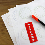 A4 Learn to Tell Time - Analogue Clock Faces - 30 Loose-Leaf Sheets - Teaching Resource