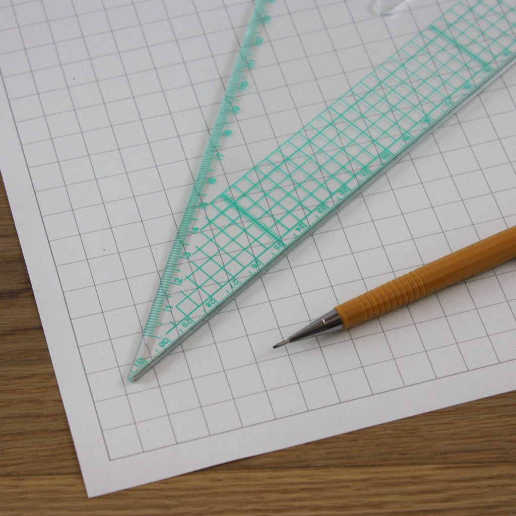 A4 Graph Paper 10mm 1cm Squared, 100% Recycled, Plastic Free, 30 Loose ...