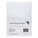A5 Isometric Dotted Grid 10mm 1cm Graph Paper - 30 Loose-Leaf Sheets