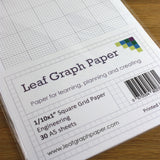 A5 Graph Paper 1/10 inch 0.1" Squared Imperial - 30 Loose-Leaf Sheets - Grey Grid