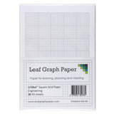 A5 Graph Paper 1/10 inch 0.1" Squared Imperial - 30 Loose-Leaf Sheets - Grey Grid