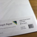 A3 Dotted Grid Paper 10mm 1cm Squared - 30 Loose-Leaf Sheets