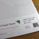 A3 Graph Paper 1/10 inch 0.1" Squared Engineering - 30 Loose-Leaf Sheets