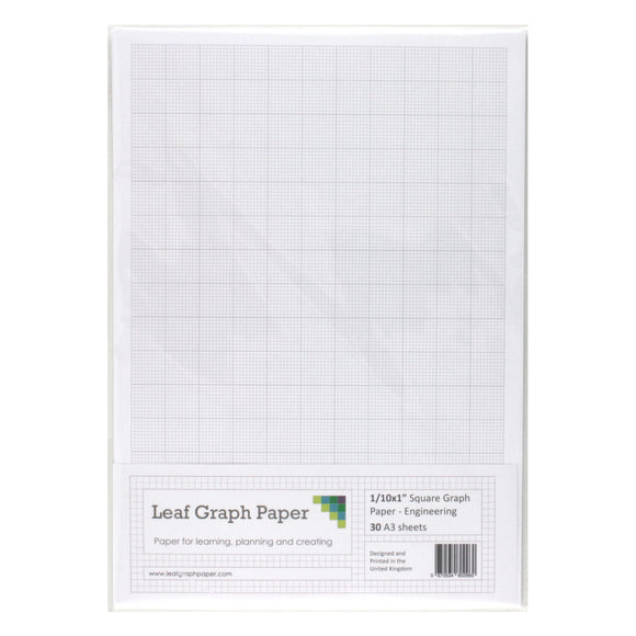 A3 Graph Paper 1/10 inch 0.1