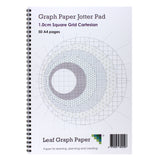 A4 Graph Paper 10mm 1cm Squared - Jotter Pad 50 Pages