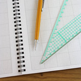 A4 Graph Paper 1/10 Inch 0.1" Squared Jotter Pad - 50 Pages Engineering Style