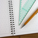 A5 Isometric Dotted Grid 10mm 1cm Graph Jotter Pad - 50 Landscape Pages