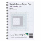 A5 Isometric Graph Paper 10mm 1cm - Jotter Pad 50 Landscape Pages