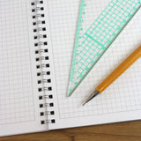 A5 Graph Paper 5mm 0.5cm Squared - Jotter Pad 50 Pages - Cartesian Style