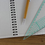 A4 Graph Paper 5mm 0.5cm Squared Cartesian, 100% Recycled Jotter Pad, 56 Pages