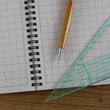 A4 Graph Paper 10mm 1.0cm Squared Cartesian, 100% Recycled Jotter Pad, 56 Pages
