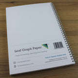 5mm 0.5cm Square Dotted Grid Jotter Pad, 110 A4 pages 100gsm, Frosted Covers