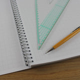 1mm 0.1cm Squared Graph Paper Jotter, 110 A4 pages, Frosted Covers, 100gsm Paper