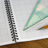 A3 graph paper jotter pad 2mm 0.2cm squared engineering