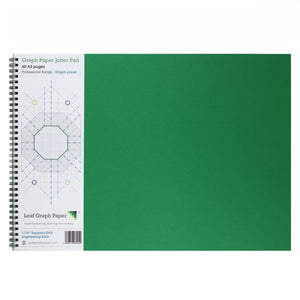 A3 Graph Paper 1/10 0.1" Inch 0Squared, 60 Page Jotter Pad, Grey Grid, 100gsm