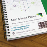 A3 Graph Paper 1/10 0.1" Inch 0Squared, 60 Page Jotter Pad, Grey Grid, 100gsm