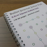Bullet Journal A5 Jotter Pad - Premium Paper - 110 Pages - Planning